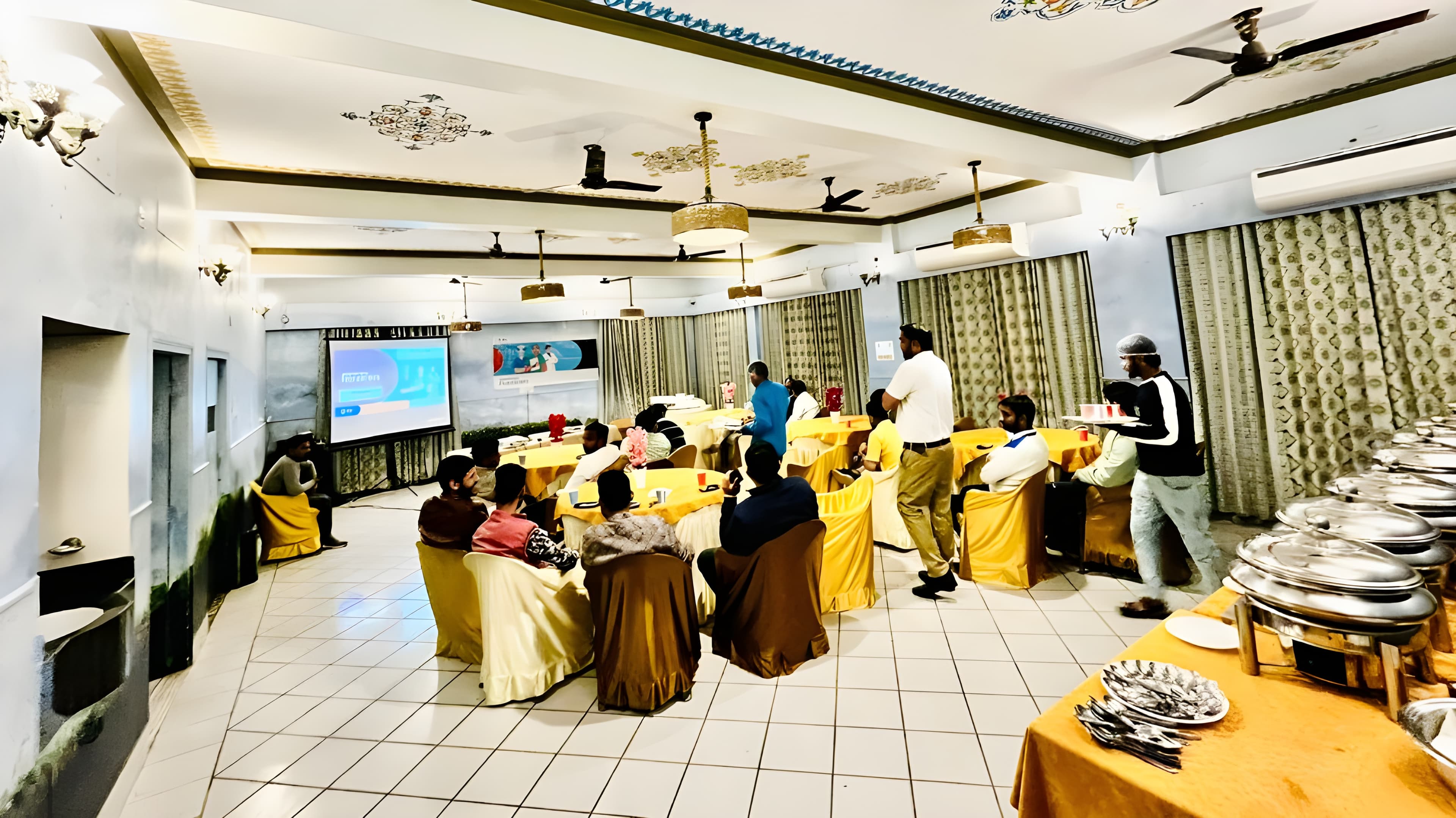 Party hall at Hotel Marudhar in Bikaner